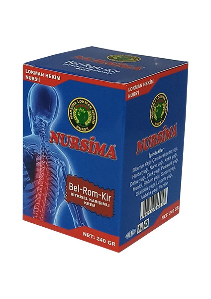 Bel-Rom-Kir Bitkisel Karışımlı Krem 240 ml