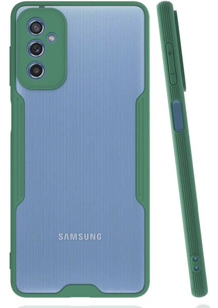 Galaxy M52 Kılıf Zore Parfe Kenarları Pastel Renk Silikon Kılıf