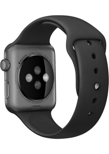Ally Apple Watch Uyumlu 7 41MM 6-5-4-Se 40MM 3-2-1 38MM Silikon Kordon Kayış