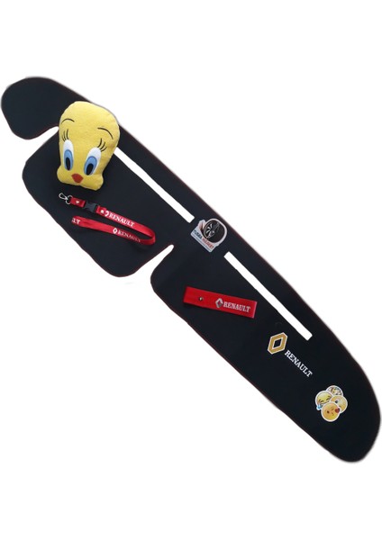 Renault Broadway R9/11 Spring Fairway Flash Nakışlı Torpido Koruma Halısı / Araç Koltuk Emoji Yastık & Oto Aksesuar