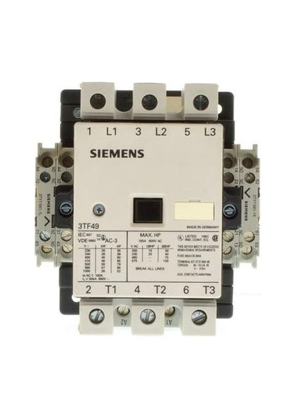 3 Tf 4922-0AP0 230 V Ac Kontaktör Siemens