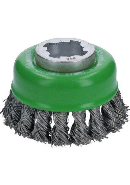 Bosch - X-Lock - Heavy Serisi Inox Için Burgulu Tel Fırça 75*0,5 mm