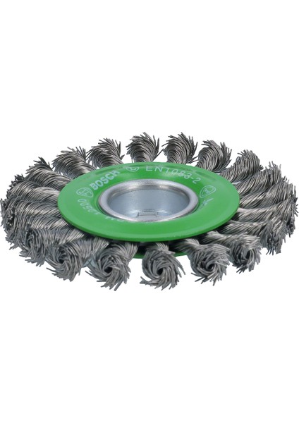 Bosch - X-Lock - Heavy Serisi Inox Için Burgulu Yuvarlak Fırça 115*0,5 mm