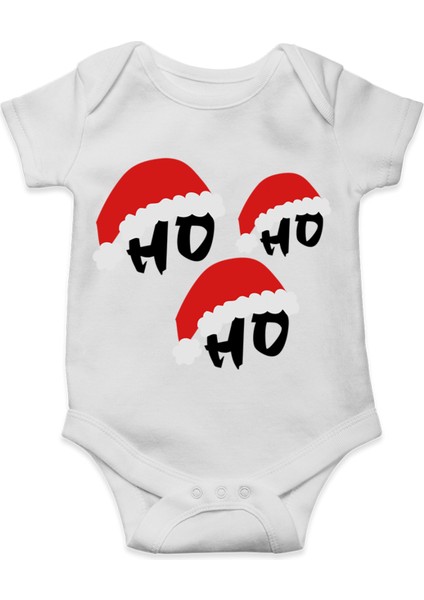 Ho Ho Ho Yılbaşı Bebek Body - Yeni Yıl Body