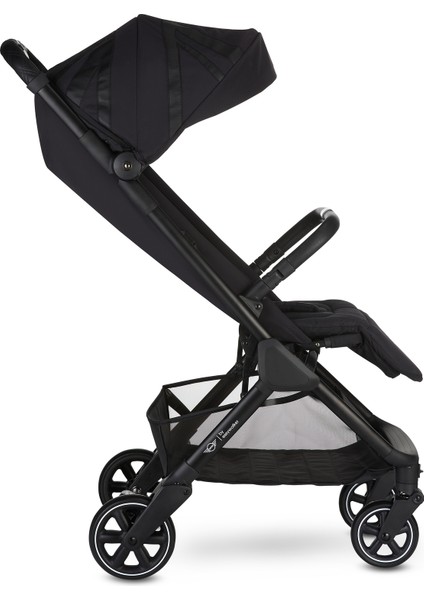 Mini By Easywalker Buggy Snap Kabin Boy Travel Sistem Bebek Arabası - Oxford Black, tek tuşla otomatik katlanan bebek arabası