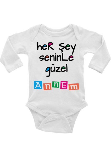 Her Şey Seninle Güzel Annem - Bebek Body