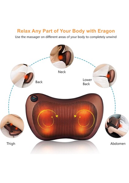Boyun Bel Sırt Karın Ayak Masaj Aleti Yastığı Minderi Makinesi