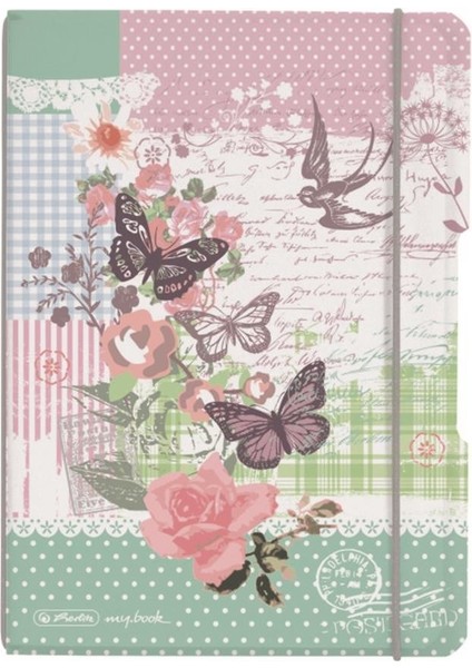 Herlitz A5 Kareli Defter Butterfly