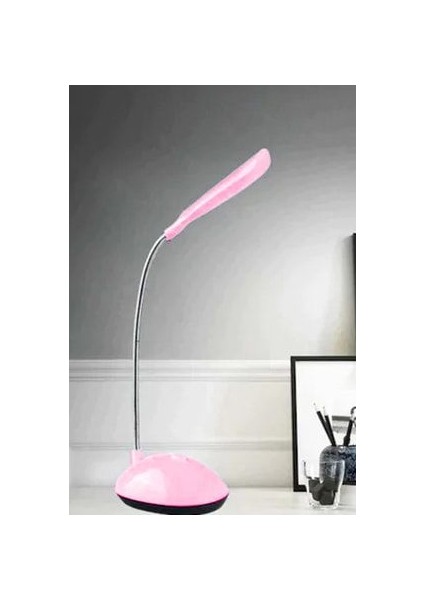 LED Masa Lambası Taşınabilir Pilli LED Masa Lambası Aç Kapa Pratik Kullanılabilir Masa Lambası