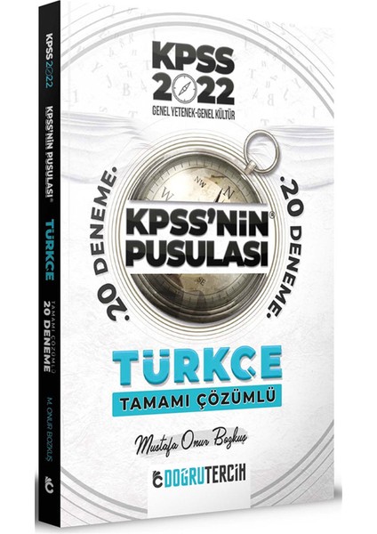 KPSS' Nin 2022 Pusulası Türkçe Tamamı Çözümlü 20 Deneme