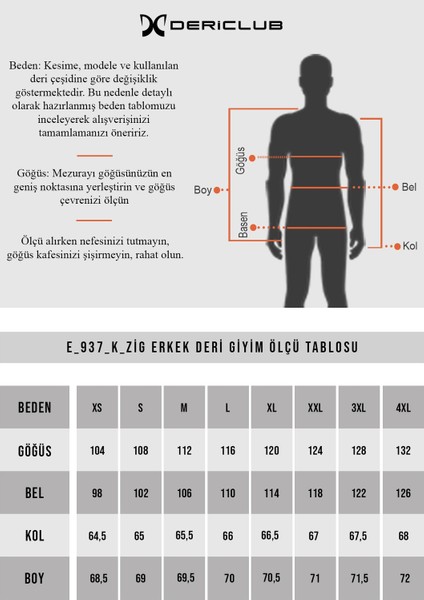 1037/K Kestane Erkek Kapüşonlu Deri Mont