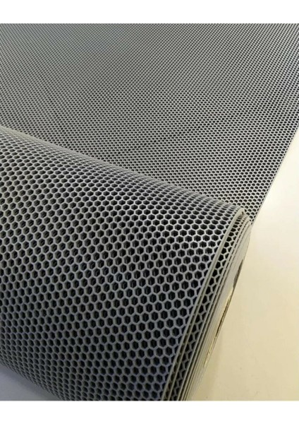 Gri Zmat Paspas Kaydırmaz Havuz Kenarı Paspası Yolluk Petek Pvc Iç - Dış Mekan Islak Zemin Kaymaz