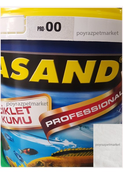 Kalsiyum Karbonatlı Ciklet Kumu Pro-00 Ince 0,1mm 20 kg