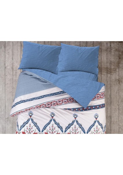 Fixe Çift Kişilik Nevresim Takımı Çeşminaz Turkuaz