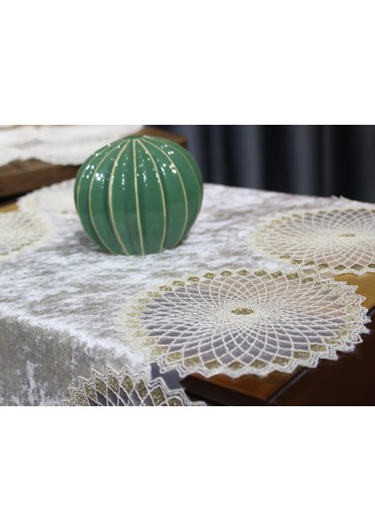 Güneş Kadife 5 Parça Salon Takımı Cappucino indirimleri