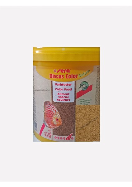 Discus Color Nature 100 Gr Balık Yemi