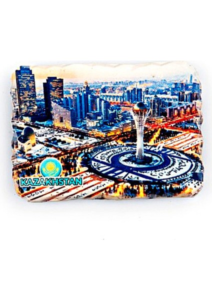 Kazakistan Astana Kırık Magnet