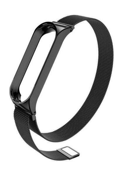 Xiaomi Mi Band 4 - Mi Band 3 Akıllı Bileklik Metal Kayış Kordon Milano