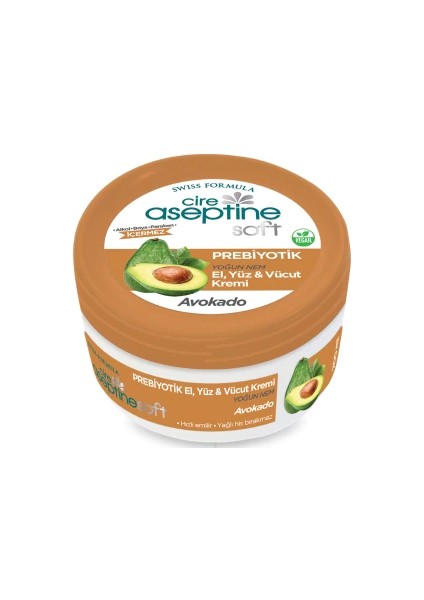 Soft Avokado Prebiyotik Nemlendirici Bakım Kremi 30 ml