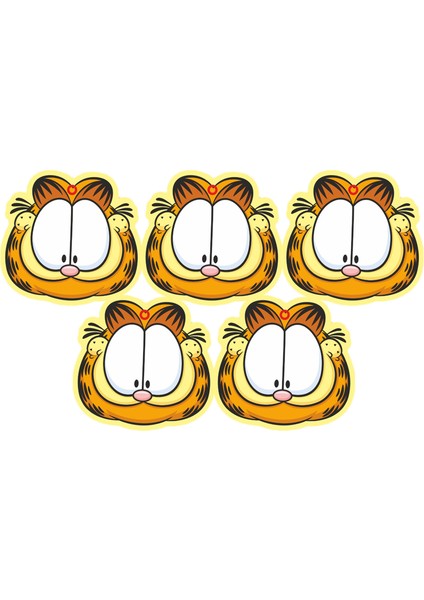 Oto Kokusu Garfield Figürlü 5 Adet
