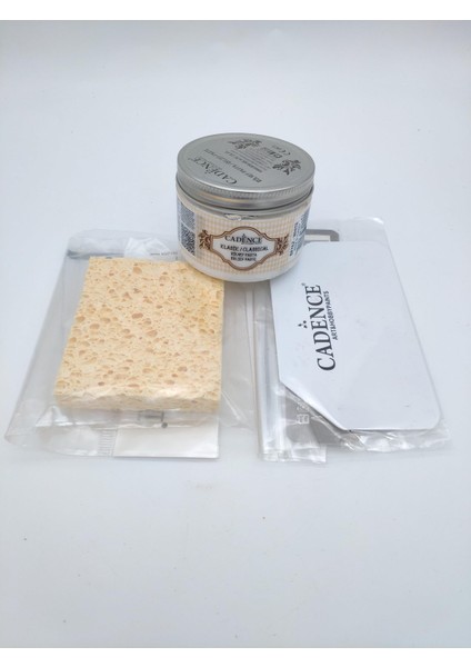 Klasik Rölyef Pasta 150ML 2li Spatula ve Sünger