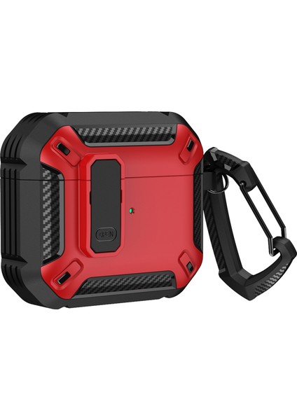 Kalkan Darbeye Dayanıklı Kulaklık Koruyucu Kılıf Airpods Için Kanca ile 3 (Yurt Dışından) fiyatları