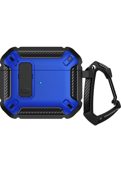 Kalkan Darbeye Dayanıklı Kulaklık Koruyucu Kılıf Airpods Için Kanca ile 3 (Yurt Dışından)