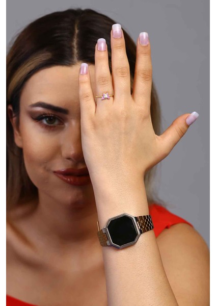 Silver Kelebek Figürlü 925 Ayar Gümüş Yüzük