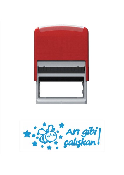 Arı Gibi Çalışkan Öğretmen Kaşesi Mavi