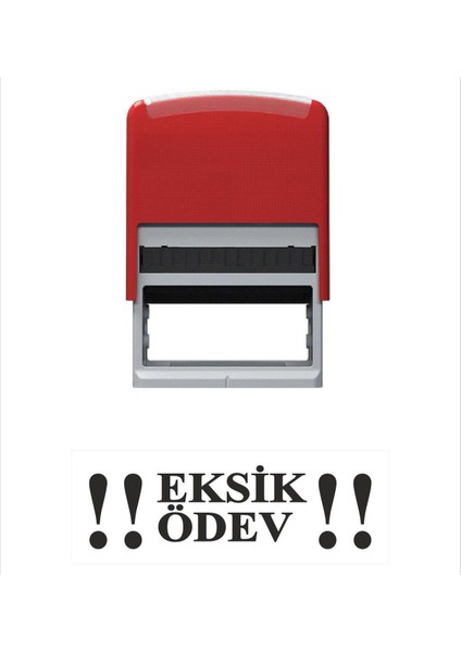 Eksik Ödev Öğretmen Kaşesi Siyah