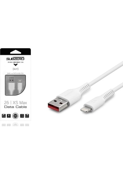 Iphone Powerbank USB Şarj ve Data Kablo | Hızlı 2.0A - 25CM - CL17