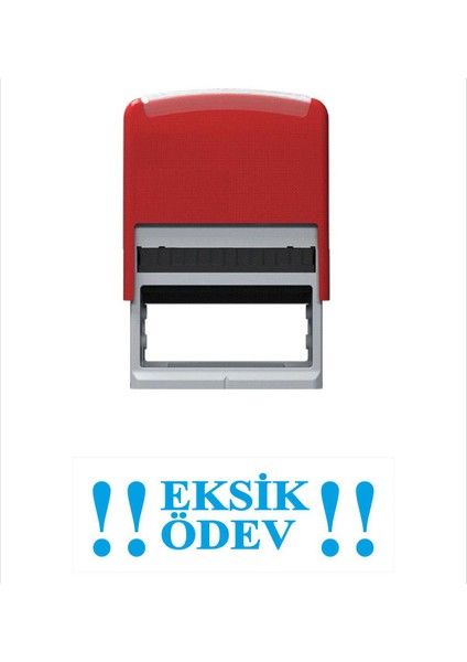 Eksik Ödev Öğretmen Kaşesi Mavi