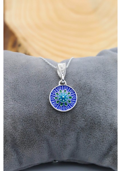 Oval Mardin Hasırı Gümüş Kolye 201020377 fırsatları