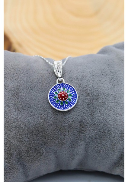 Oval Mardin Hasırı Gümüş Kolye 201020373 fırsatları