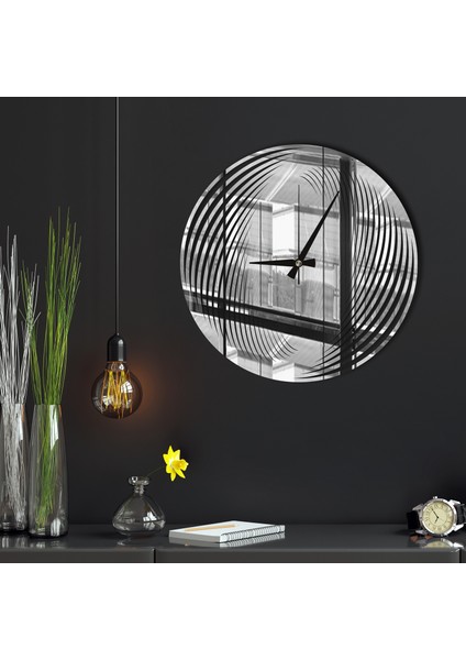 W'clock Geometrik Ayna Duvar Saati