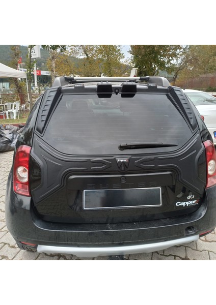 Dacia Duster Arka Cam Üstü Spoyler Mat Siyah (Abs) 2010-2017