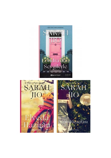 Sarah Jio 3 Kitap Set / Londra'dan Sevgilerle - Elveda Haziran - Gündüzsefası