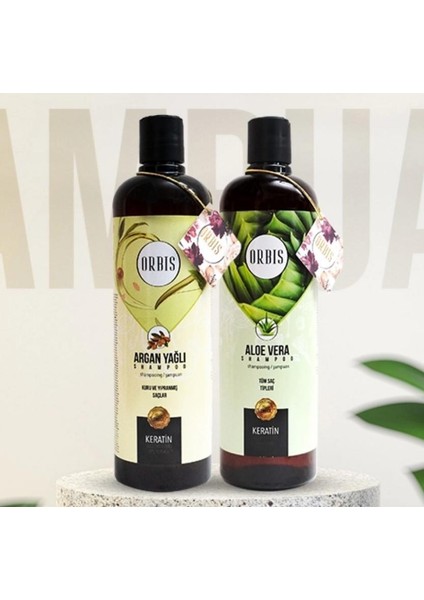 ŞAMPUAN 700 ML ALOE VERA ÖZLÜ ORBİS 1 ADET