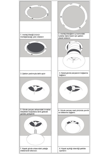 Raksan Smart Gemici Anemostad Menfez 150 mm Plastik fırsatları
