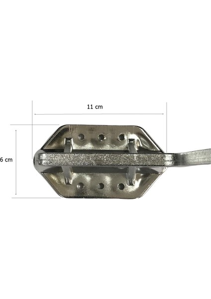 Kaz Lüks Mobilya Koltuk Ayağı Metal Krom 17 cm