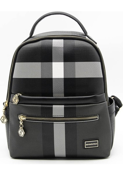 Silver Polo Kadın Sırt Çantası Siyah - Siyah NV1061