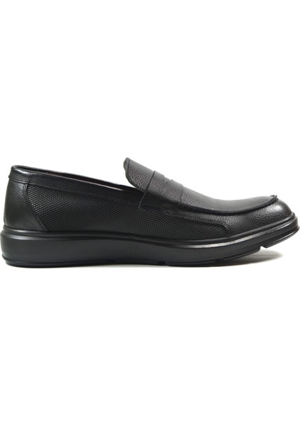 H.83 Hakiki Deri Siyah Bağlı Oxford Casual Erkek Ayakkabı modelleri