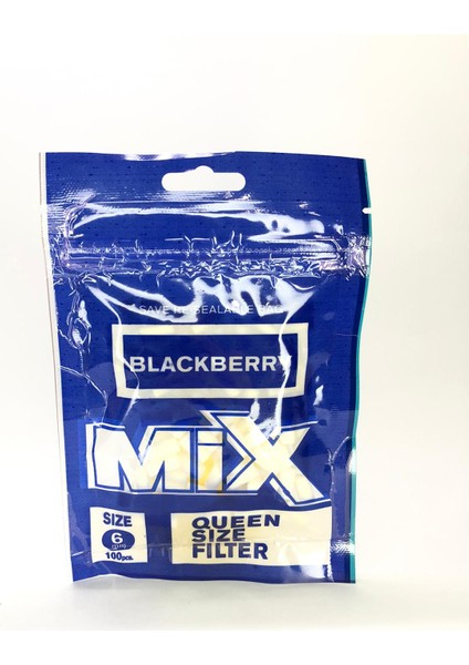 Mix Böğürtlen Pamuklu Filtreli Ağızlık Sigara Sarma Pamuğu Tütün Sarma Için Zıvana Filtre 6.0mm