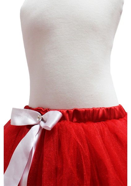 Türk Bayrağı Baskılı Kırmızı Kız Çocuk Tütü Takım - 23 Nisan Kostüm indirimleri