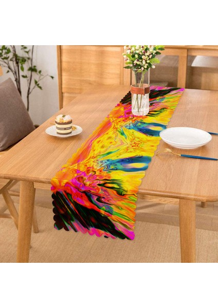 Multi Renkler Dijital Baskılı Modern Runner