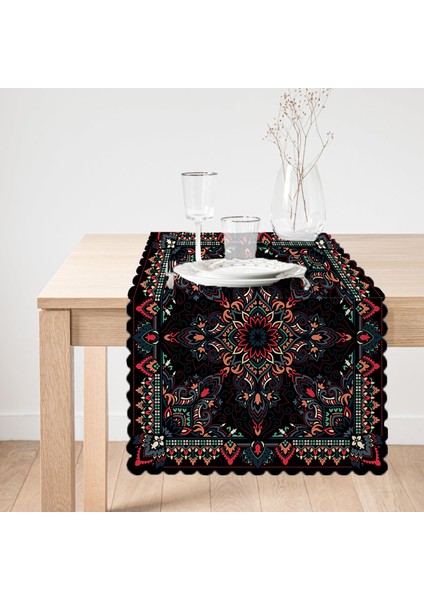 Etnik Kilim Desenli Özel Tasarım Dijital Baskılı Modern Runner fiyatları