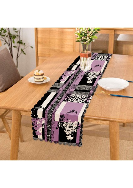 Modern Geometrik Motifli Özel Tasarım Runner
