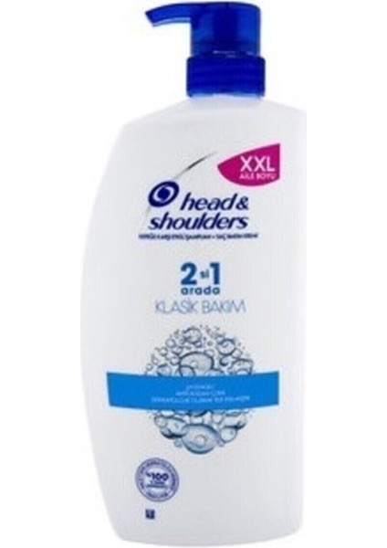 Head And Shoulders 2'Si 1 Arada Klasik Bakım 800 Ml Pompalı