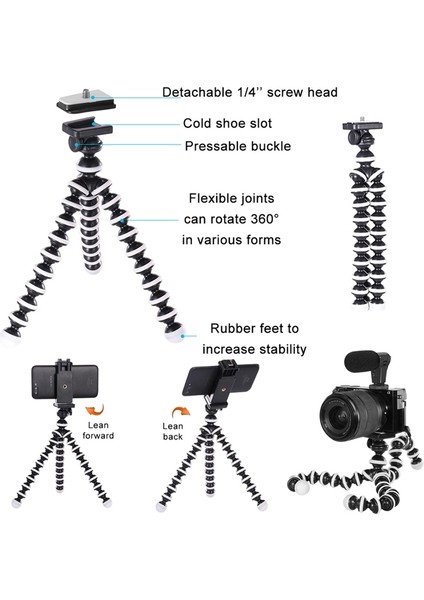 Puluz Kıt-03Lm Taşınabilir Tripod Kiti - Siyah (Yurt Dışından)