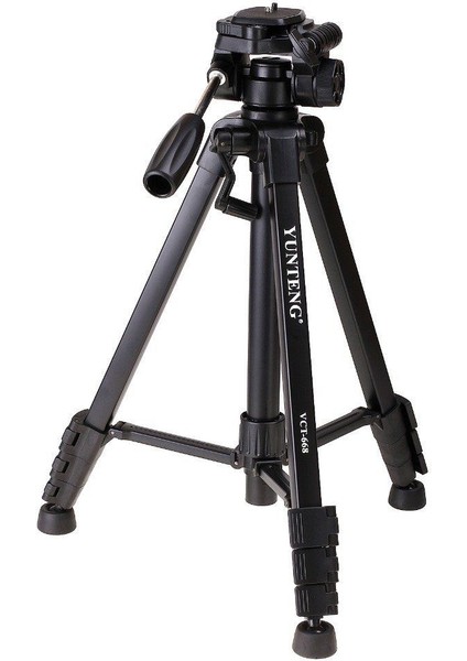 Puluz Slr Kamera Için Vct-668 Tripod - Siyah (Yurt Dışından)